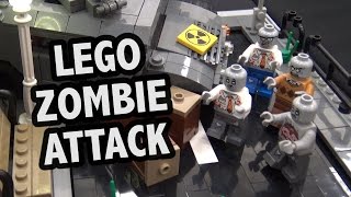 LEGO Zombie Attack City  World War Brick 2017 [upl. by Saucy]