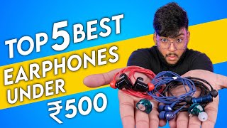 Best Earphones under 500 rs 2024  Best wired earphones under 500 in 2024 [upl. by Aiciles590]