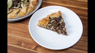 Mushroom amp Sausage Galette [upl. by Critchfield638]