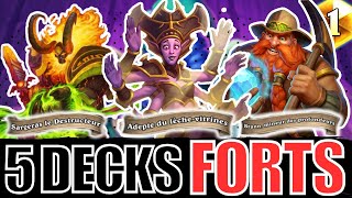 Les 5 MEILLEURS DECKS de la MÉTA pour monter en LADDER [upl. by Marigold]