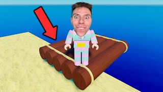 Overlever på en tømmerflåde i Roblox [upl. by Bauer738]