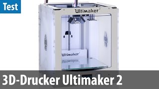 3DDrucker Ultimaker 2 im PCWELTTest  deutsch  german [upl. by Onirefez369]