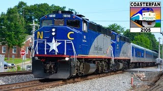 North Carolina Amtrak Trains [upl. by Adnolrehs643]