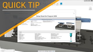 QUICK TIP New Setup Sheets [upl. by Ettenrahs]