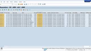 How to view PRPOGRN transactions in SAP S4 HANA [upl. by Chill]