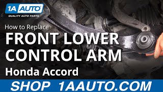 How to Replace Lower Control Arm 0307 Honda Accord [upl. by Ennaehr46]