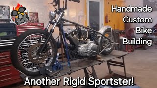 Sportster Fazer and more Handmade Custom Bike Building Vlog [upl. by Mahmud]