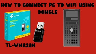 How to connect pc to wifi using dongle [upl. by Acissey719]