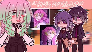 Diabolik lovers react to Yui as Mitsuri Kanroji DIABOLIK LOVERS X DEMON SLAYER  Change speed 2x [upl. by Ahsenaj151]