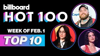 Billboard Hot 100 Top 10 Countdown For February 1st 2025  Billboard News [upl. by Racklin]