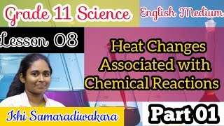 Grade 11 Science  Lesson no 08  part 01  Heat Changes Associated with Chemical Reactions [upl. by Crispas]