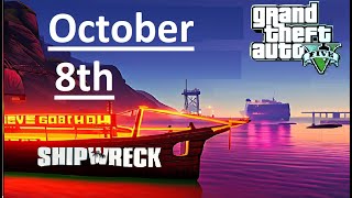 GTA V Online Shipwreck Location For October 08 2024 [upl. by Pierpont]