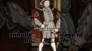 July 9th 1540 Henry VIII annuls his marriage to Anne of Cleves history britishroyalfamily [upl. by Kentigerma]