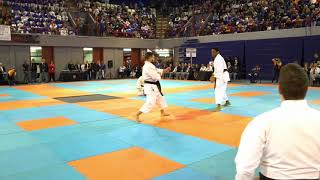 SA JKA National Championships 2019 Kumite Demonstration [upl. by Kcirdderf]