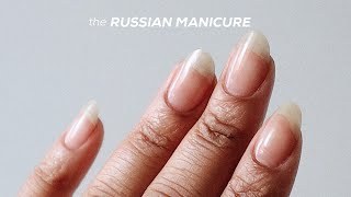 RUSSIAN MANICURE AT HOME  The DIY Dry Manicure [upl. by Irehs]