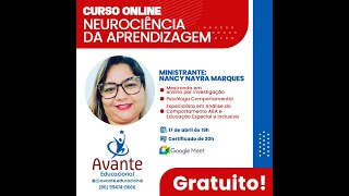 🔴 CURSO ONLINE NEUROCIÊNCIA DA APRENDIZAGEM  17042024 [upl. by Spada18]