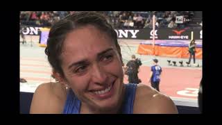 Sveva Gerevini  Intervista  Glasgow  Mondiali di Atletica indoor [upl. by Emirej224]