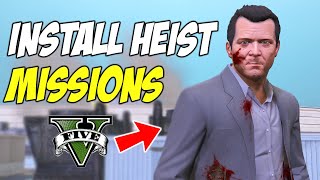 How to Add Heist Mission in GTA 5  GTA 5 Heist Missions  Hindi [upl. by Naoh477]