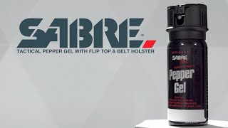 SABRE Tactical Pepper Gel  20 Percent Greater Spraying Range [upl. by Aytida]