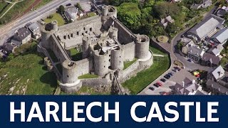 Harlech Castle  the Great Welsh Castles by Edward I [upl. by Adnolaj562]