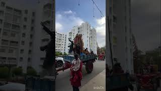 Visarjan procession inside CPWD QUARTERS HSR LAYOUT [upl. by Eulalie]