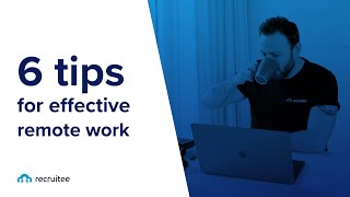 6 tips on effective remote work [upl. by Owena]