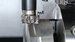 DoQuadMill  Face milling cutter with minimum interference [upl. by Hana]