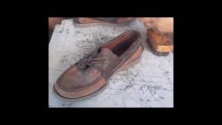 How to clean SPERRY TOP SIDERin a very simple way [upl. by Polly]