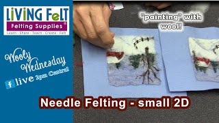 💟 And A Fantastic Heidifeathers Starter Kit Too  Easy Needle Felted Sheep Picture Tutorial 🐑 [upl. by Arraes]