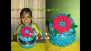 TORTILLERO TEJIDA A CROCHET [upl. by Ai895]