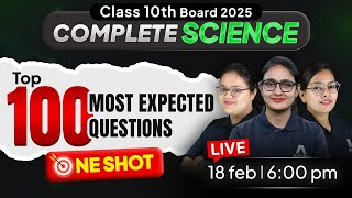 🔥 100 Most Expected Questions Science in One Shot for Class 10  Boards 2025 🚀 ALLEN [upl. by Gensler]