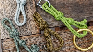 Quick and Simple Paracord Carabiner Keychain Tutorial [upl. by Etak]