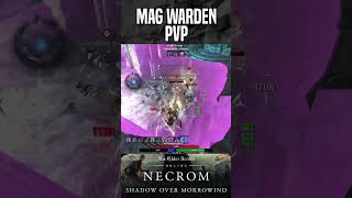 Magden vs Stam Warden ESO PvP Necrom Chapter [upl. by Kcirded]