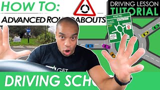 Large Roundabouts  Busy MultiLane Roundabout Tips  Driving Tutorial  Updated 2023 [upl. by Roarke]