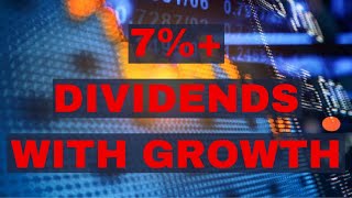 High Dividends with GROWTH  7 Yielding Stocks with Dividend Growth [upl. by Gettings]