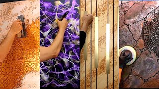 10 creative ways to create beautiful wall decorations with different techniques [upl. by Nabru]