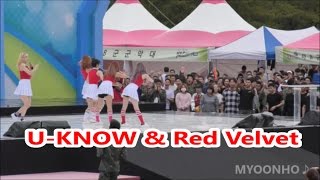 윤호FANCAM軍フェス☆ユノ Red Velvet amp YUNHO 161002 [upl. by Anirehs250]