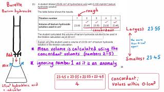 Titration Exam Questions amp Calculations  GCSE Chemistry Higher Tier Walkthrough [upl. by Roselia500]