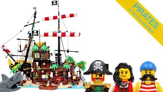 LEGO Pirates of Barracuda Bay Review and Black Seas Barracuda Conversion [upl. by Julide]