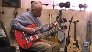 BUDDY PLAYS THE CUSTOM MADE COZART DOUBLE NECK GUITAR [upl. by Main]