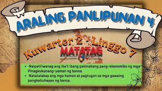 GRADE 4 MATATAG ARALING PANLIPUNAN QUARTER 2 WEEK 7 II POWERPOINT PRESENTATION [upl. by Onairelav803]