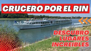 Hice un crucero fluvial en el Rin con Croisieurope y me encantó Que lugares tan bonitos [upl. by Weight]