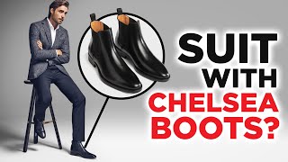 Can You Wear Chelsea Boots With A Suit [upl. by Eiramllij]