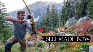 3 Day Catch and Cook in Mountains with Homemade Bow [upl. by Ysnat]