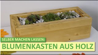 Blumenkasten selber bauen  DIY [upl. by Ginni]