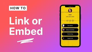 How to Add a Link or Embed to Your Bio link [upl. by Hines]