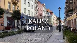 Walking tour in Polish City Kalisz  nice calm and comfort for life  September 2023 [upl. by Aleahpar263]