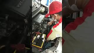 V belt replacement Toyota Avanza [upl. by Ihc767]