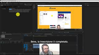 Sottotitoli automatici in Italiano su Adobe Premiere Pro VELOCEMENTE [upl. by Dnalor886]