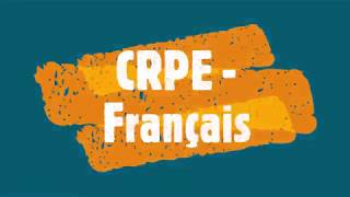 CRPE Français  les classes grammaticales et les fonctions [upl. by Eiznekcam]